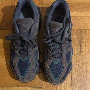 Stylish Blue and Gray Sneakers